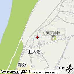 栃木県真岡市上大沼165周辺の地図