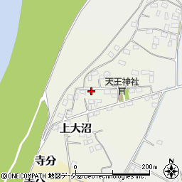 栃木県真岡市上大沼389周辺の地図
