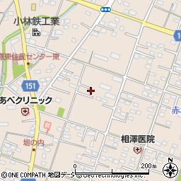 群馬県前橋市富士見町原之郷863-12周辺の地図