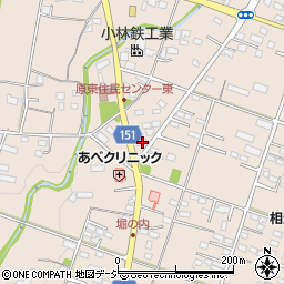 群馬県前橋市富士見町原之郷893-1周辺の地図