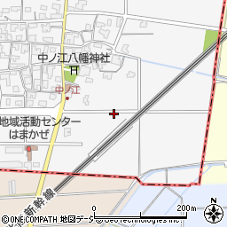 石川県能美市中ノ江町（と）周辺の地図