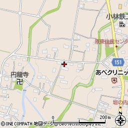 群馬県前橋市富士見町原之郷1112周辺の地図