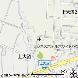 栃木県真岡市上大沼124周辺の地図