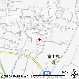 群馬県前橋市富士見町時沢2203周辺の地図