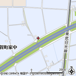 栃木県栃木市都賀町家中5384-1周辺の地図