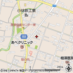 群馬県前橋市富士見町原之郷882-9周辺の地図