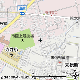 石川県能美市寺井町カ周辺の地図