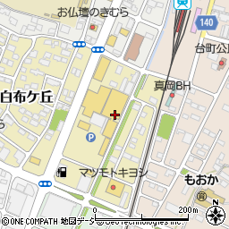 ホームセンターカンセキ真岡店周辺の地図