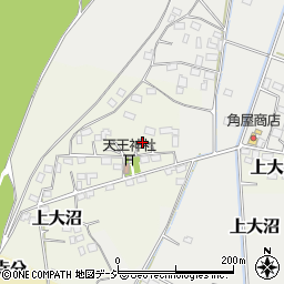 栃木県真岡市上大沼380-2周辺の地図