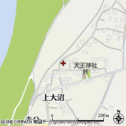 栃木県真岡市上大沼385周辺の地図