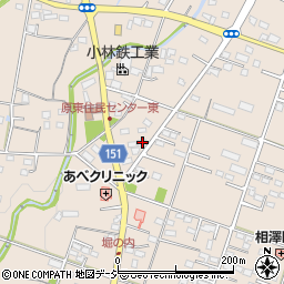 群馬県前橋市富士見町原之郷895周辺の地図