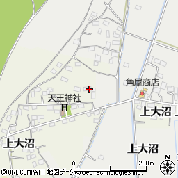栃木県真岡市上大沼379周辺の地図