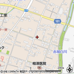 群馬県前橋市富士見町原之郷838-1周辺の地図