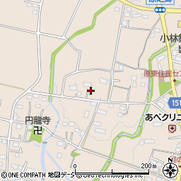 群馬県前橋市富士見町原之郷1122周辺の地図