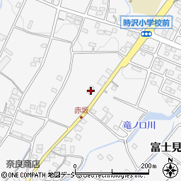 群馬県前橋市富士見町時沢1884周辺の地図