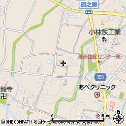 群馬県前橋市富士見町原之郷1031周辺の地図