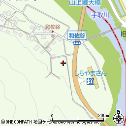 石川県能美市和佐谷町周辺の地図