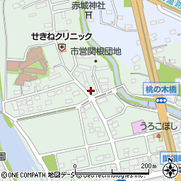 群馬県前橋市関根町555周辺の地図
