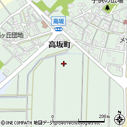 石川県能美市高坂町周辺の地図