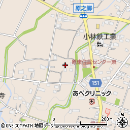 群馬県前橋市富士見町原之郷1029周辺の地図