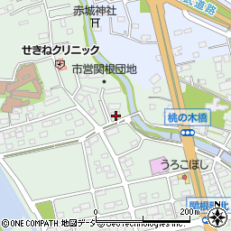 群馬県前橋市関根町545-4周辺の地図