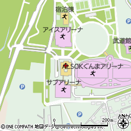 群馬県総合スポーツセンター周辺の地図