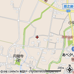 群馬県前橋市富士見町原之郷1038-2周辺の地図