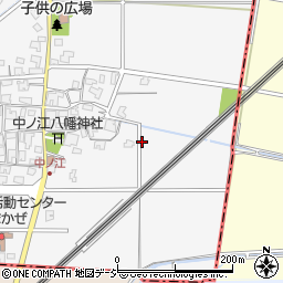 石川県能美市中ノ江町周辺の地図