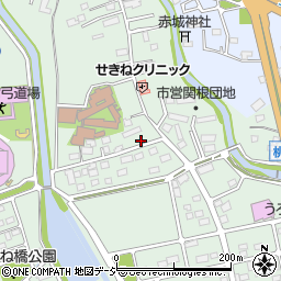 群馬県前橋市関根町662周辺の地図