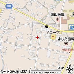 群馬県前橋市鼻毛石町197-44周辺の地図