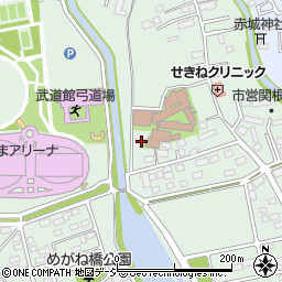 群馬県前橋市関根町周辺の地図