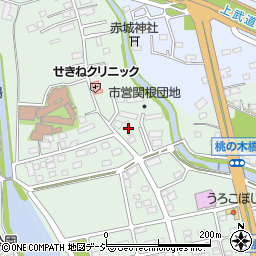 群馬県前橋市関根町551周辺の地図