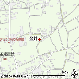 長野県埴科郡坂城町金井周辺の地図