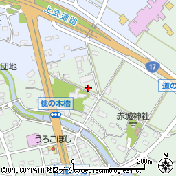 群馬県前橋市関根町57周辺の地図