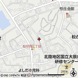 石川県能美市松が岡周辺の地図