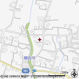 群馬県前橋市富士見町時沢2235-8周辺の地図