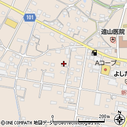 群馬県前橋市鼻毛石町197周辺の地図