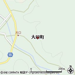 石川県能美市大口町周辺の地図