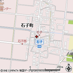 石子町公民館周辺の地図