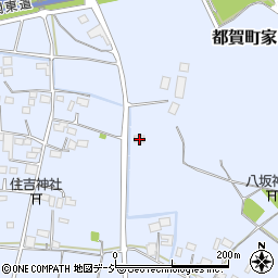 栃木県栃木市都賀町家中3391周辺の地図