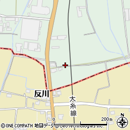 長野県大町市常盤3796周辺の地図
