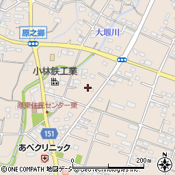 群馬県前橋市富士見町原之郷904周辺の地図