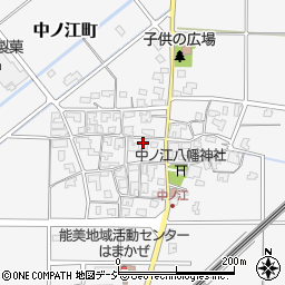 石川県能美市中ノ江町イ周辺の地図