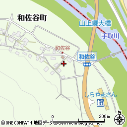 石川県能美市和佐谷町丙87周辺の地図