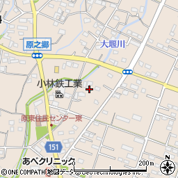 群馬県前橋市富士見町原之郷904-3周辺の地図