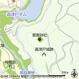 要害神社周辺の地図