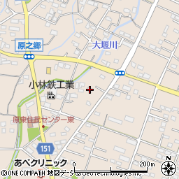 群馬県前橋市富士見町原之郷乙-956周辺の地図