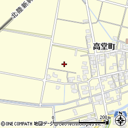 石川県小松市高堂町丁周辺の地図