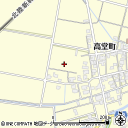 石川県小松市高堂町（丁）周辺の地図