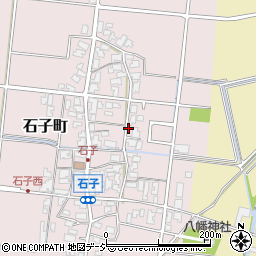 石川県能美市石子町（ニ）周辺の地図